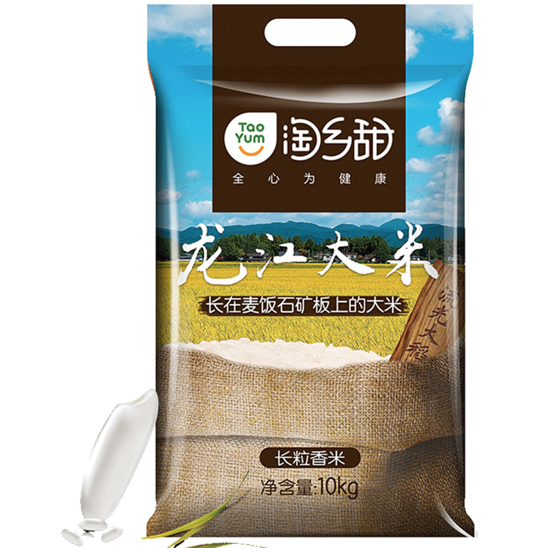 淘乡甜 龙江大米 东北长粒香米 10kg