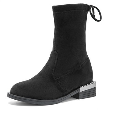 AOKANG 奥康 B79353 女士反绒中筒靴