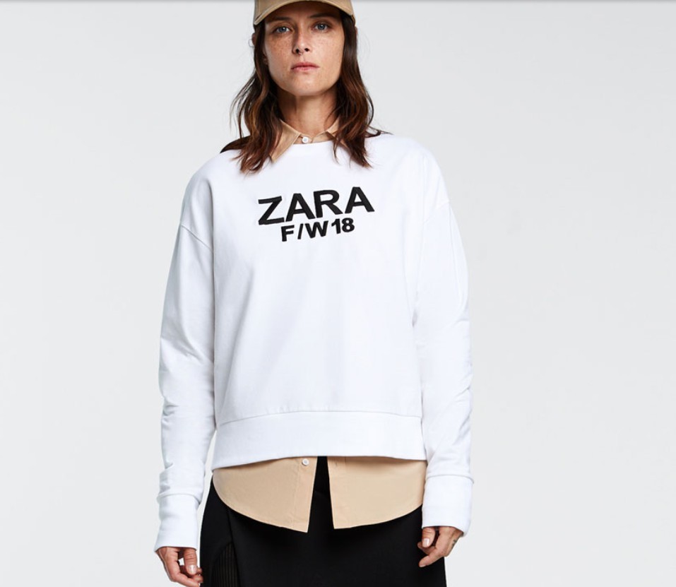 ZARA 04770455250 女士卫衣