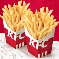 津贴凑单品：KFC 肯德基 薯条(大) 买1送1兑换券