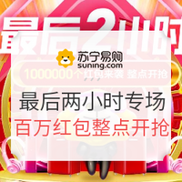 最后4小时、促销活动：苏宁易购 11.11全民嘉年华 最后2小时专场