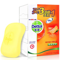 Dettol 滴露 柑橘沁爽香皂 3块装