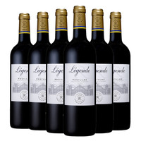 Légende 拉菲传奇 波亚克法定产区红葡萄酒 整箱装 750ml*6瓶