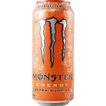  Monster Energy 鬼爪 Ultra Sunrise 黄系 功能饮料 473ml