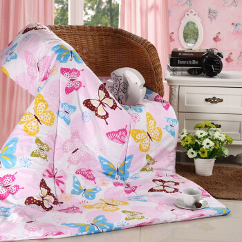 迎馨家纺 全棉两用汽车抱枕