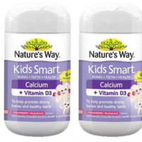 Nature's Way 儿童钙元素+维生素D3营养咀嚼胶囊 50粒*2