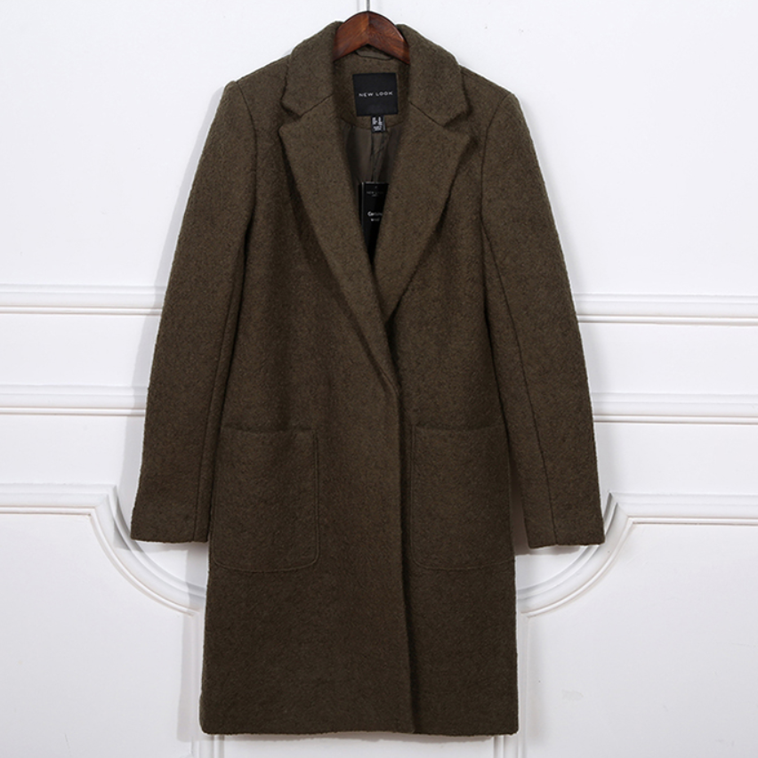 NEW LOOK 5045535266076 女士羊毛混纺大衣