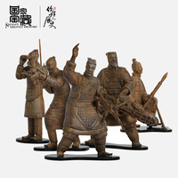 新奇好物：国家宝藏X你好历史 52TOYS 超活化系战斗兵马俑 士兵玩具