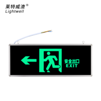 新国标大号600*200商场安全出口指示灯超市LED消防应急疏散指示牌