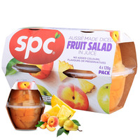 SPC 澳洲进口混合水果杯 水果罐头 120g*4杯
