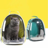 Miloxien 米珞璽恩 寵物貓包 全透明太空艙背包  黃色