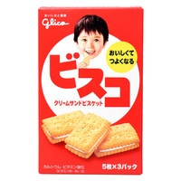 日本直郵 格力高 原味乳酸菌兒童夾心餅干 20g/包