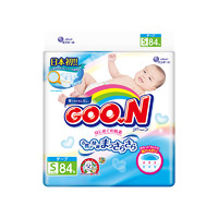 临期品：Goo.N 大王 干爽维E系列 婴儿纸尿裤 S84片 *2件