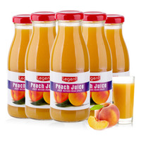 京东PLUS会员：良珍（Legent）桃汁饮料年货饮品 黄桃果汁 250ml*6 *11件