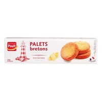 法国进口饼干Poult 波特布列塔尼小圆饼 休闲零食 早餐下午茶 125g *10件+凑单品