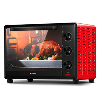 Changdi 长帝 TR30A 电烤箱 30L (旋钮、加热管、1600W、30L、红色)
