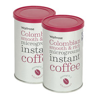 Waitrose 哥伦比亚即溶咖啡 100g 两种规格可选 2罐