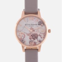 OLIVIA BURTON MARBLE FLORALS 大理石花卉 女士时装腕表