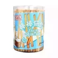中国香港 GEL 牛奶味棒棒饼干200g 罐装 *10件