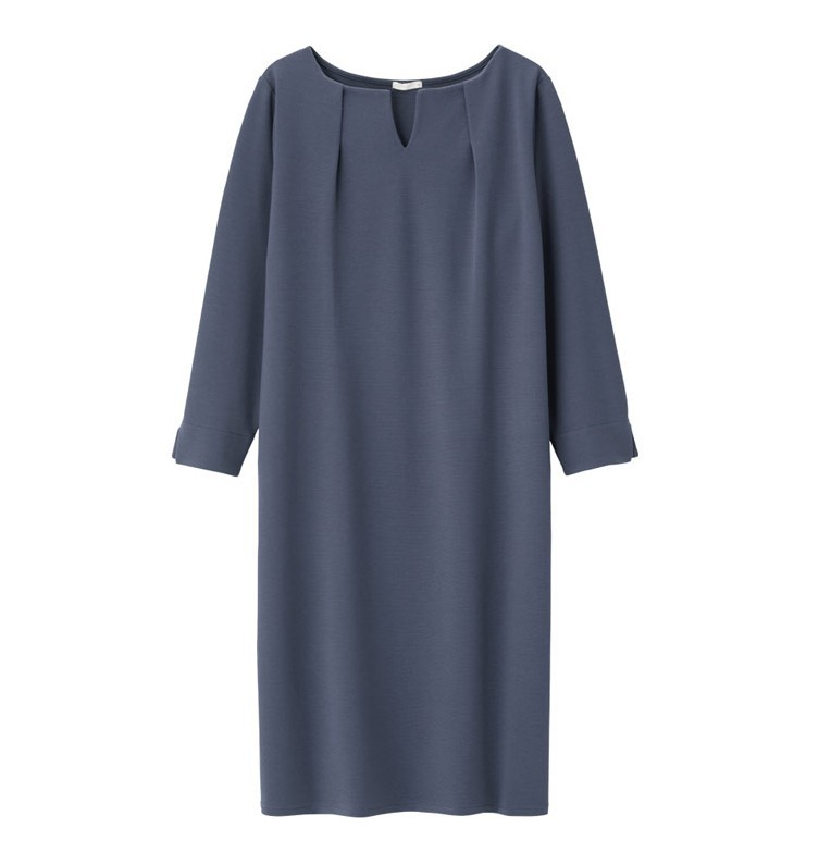 GU 极优 315428 七分袖连衣裙