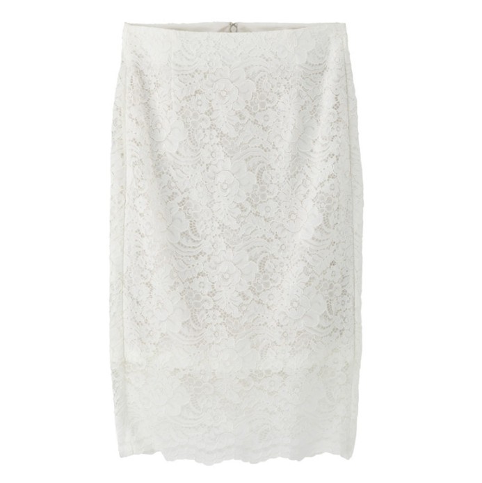 经典人气单品 GU 极优 女士优雅蕾丝半裙