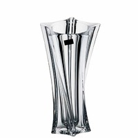 Crystalite Bohemia  优克五角花瓶FH0004/280   28cm 修身款透明五角花瓶