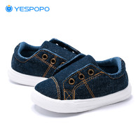 YESPOPO椰子宝宝鞋 学步鞋 春季新款 1-3岁婴幼儿四季男女童牛仔布鞋单鞋子