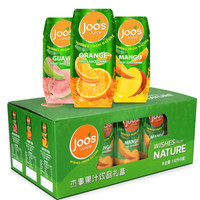 泰国进口 杰事（Joos）综合口味果汁 180ml*3支*3组 （礼盒装）果汁饮料