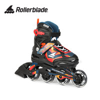 Rollerblade男女儿童初学者可调尺码花式轮滑鞋套装Thunder XC