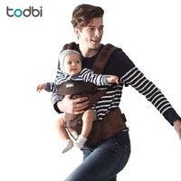 韩国TODBI 婴儿背带 FLY-B7腰凳原装进口多功能一体背婴带
