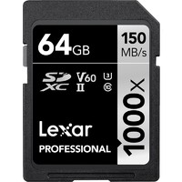Lexar 雷克沙 Professional 1000x SDXC UHS-II U3 SD存储卡