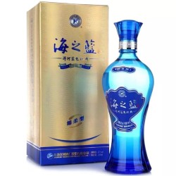 yanghe洋河海之蓝蓝色经典42vol浓香型白酒240ml单瓶装