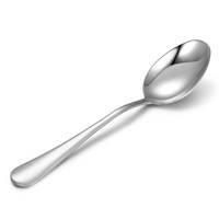 阳光飞歌 不锈钢餐具 西餐冰淇淋主餐勺子尖形饭勺咖啡勺小号 0812