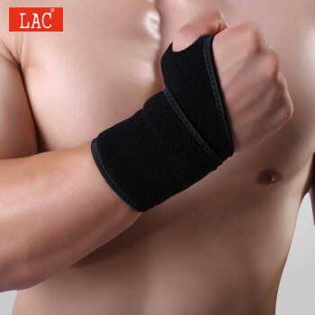 LAC 可调整式运动护腕男女腕关节手套 单只装腱鞘炎 均码