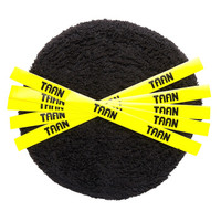 泰昂TAAN 手胶羽毛球拍吸汗带 纤维毛巾握把胶 止滑舒适X5黑色大盘卷装