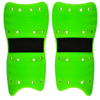 乐士Enpex 护具儿童足球护腿板足球装备护小腿S号 绿色