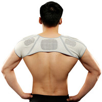 chidong 驰动 自发热护肩 针织运动肩周炎护肩带肩膀男女 S码