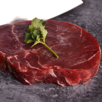 吴琼 梅花鹿肉排 500g/约5-6片 鹿肉 新鲜野味 烧烤食材