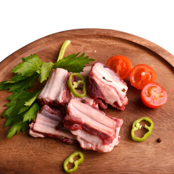 吴琼 梅花鹿排骨 500g/袋 梅花鹿肉 新鲜野味 烧烤食材