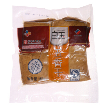 白玉 真空五香干 150g 豆制品