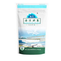海花食用盐 天然海盐 不含抗结剂 绿色食品 调料 调味品 海藻精制加碘拉锁立袋装320g