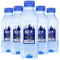 恒大 苏打水原味弱碱性纯净矿泉饮用水无糖360ml*24瓶非碳酸饮料