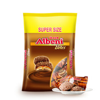 哈萨克斯坦进口 优客（Ulker） 阿乐巴尼夹心巧克力饼干分享装 休闲零食500g *4件