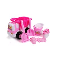 迷彤屋兒童沙灘玩具車組合-粉色