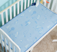 新生婴儿床冰丝席子儿童凉席幼儿园夏季午睡专用凉垫透气可定制