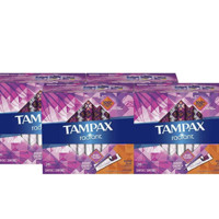 TAMPAX 丹碧丝 幻彩系列 隐形卫生棉条 超大流量 128支