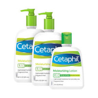 Cetaphil 丝塔芙 保湿润肤乳液身体乳 3瓶装 585ml*2瓶+118ml