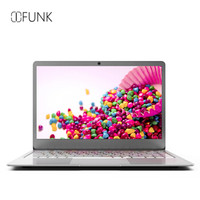 iFUNK P18 14英寸全金属机身轻薄便携笔记本电脑( 8G内存+256G固态硬盘 IPS 背光键盘 )银色