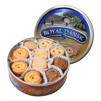 丹麦原装进口 皇家丹麦Royal Dansk丹丝巧克力黄油曲奇饼干454g