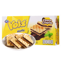 泰国进口 Voiz 巧克力爆米花味夹心华夫饼干 蛋糕糕点 休闲零食 96g/盒